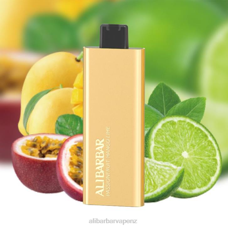 Alibarbar Vape NZ Passionfruit Mango Lime - Alibarbar Pandora 7000 Disposable Vape P0JB58