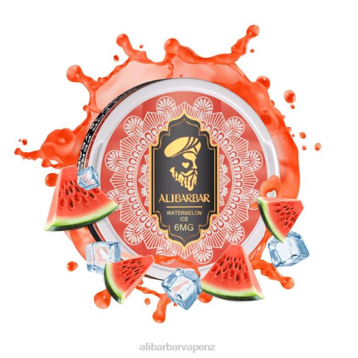 Alibarbar Vape NZ Watermelon Ice - Alibarbar Nicotine Pouches P0JB94