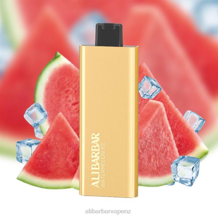 Alibarbar Vape NZ Watermelon Ice - Alibarbar Pandora 7000 Disposable Vape P0JB64