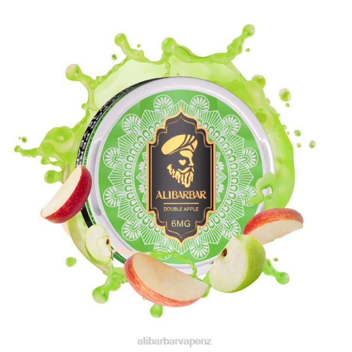 Alibarbar Vape Wellington Double Apple - Alibarbar Nicotine Pouches P0JB96