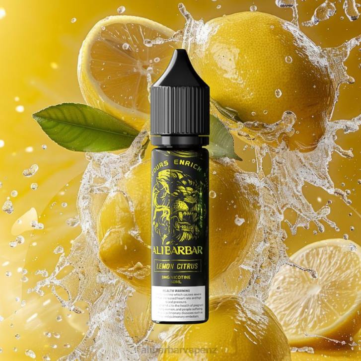Alibarbar Vape Wellington Lemon citrus - Alibarbar Hookah Onyx Dock P0JB108