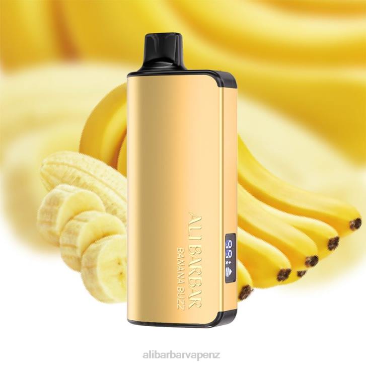 Alibarbar Vape NZ Banana Buzz - Alibarbar Ingot 20000 Disposable Vape P0JB46