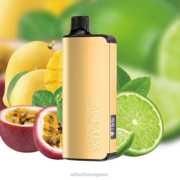 Alibarbar Vape Wellington Passionfruit Mango Lime - Alibarbar Ingot 20000 Disposable Vape P0JB39