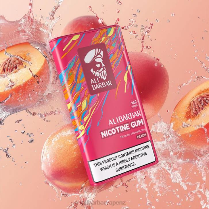 Alibarbar Vape Wellington Peach - Alibarbar Nicotine Gum P0JB102